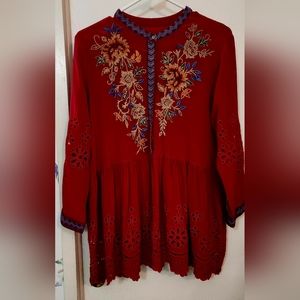 Stunning 😍 Johnny Was R-Mona Tiered Top